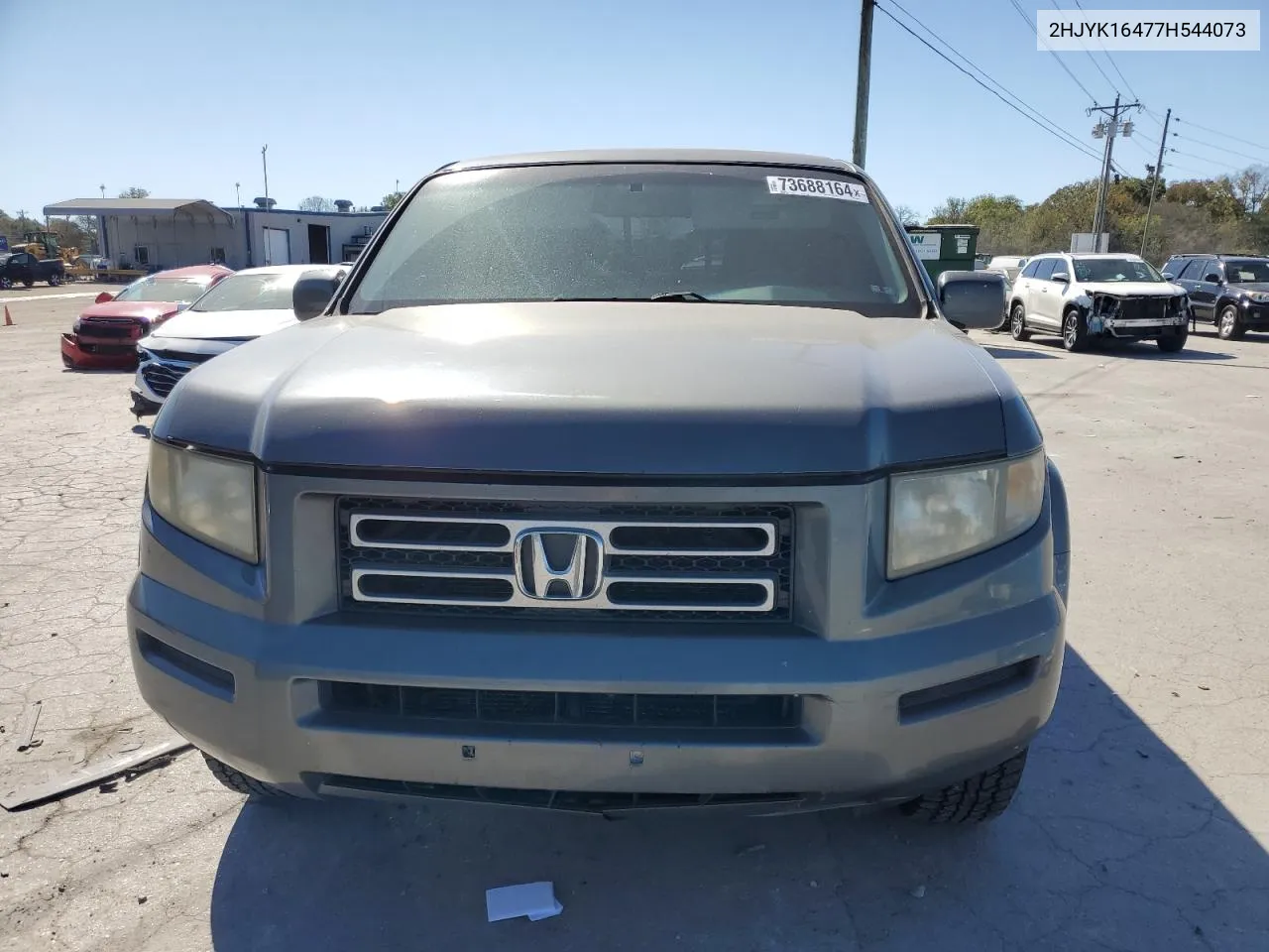 2007 Honda Ridgeline Rts VIN: 2HJYK16477H544073 Lot: 73688164