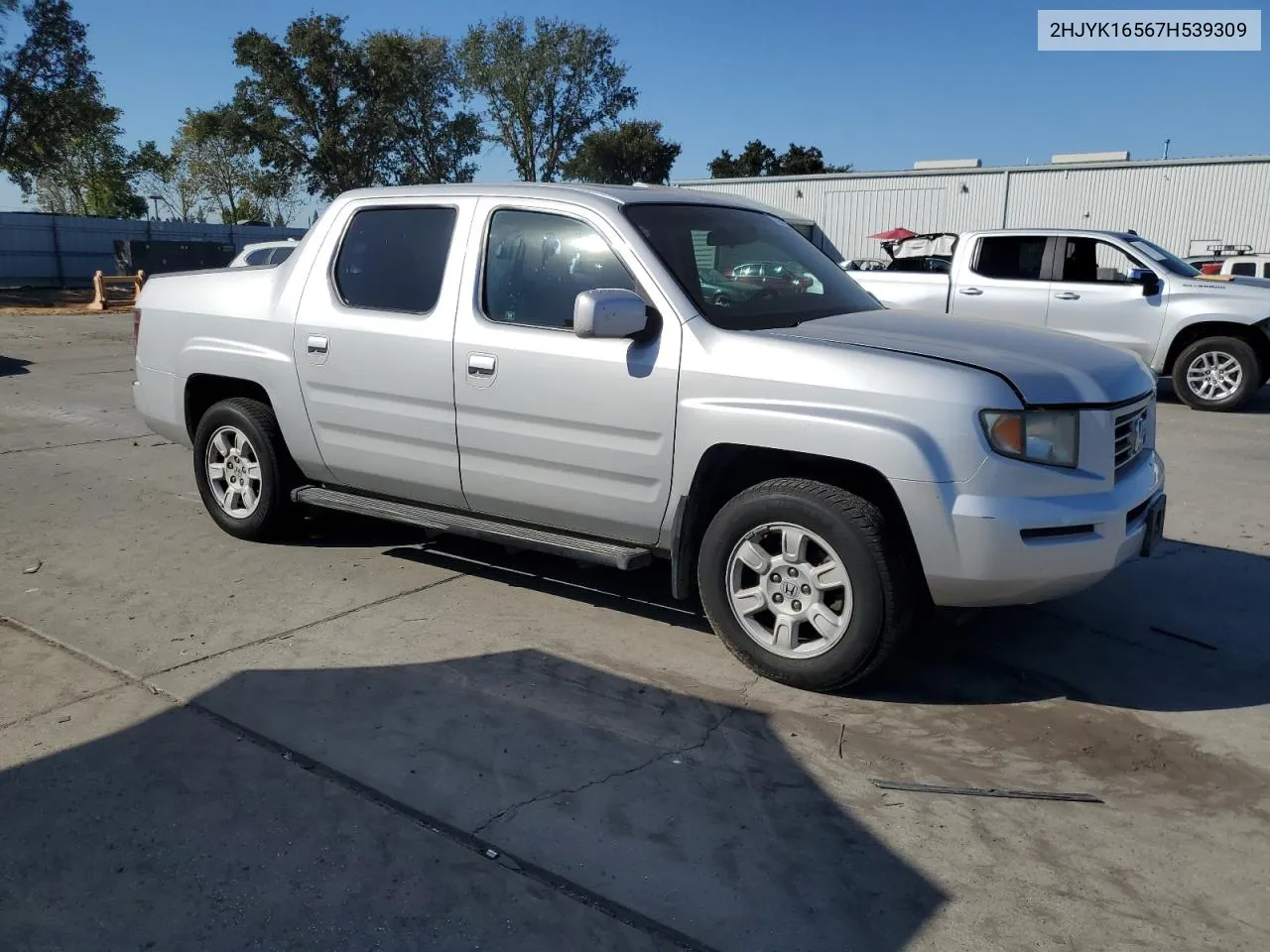 2HJYK16567H539309 2007 Honda Ridgeline Rtl