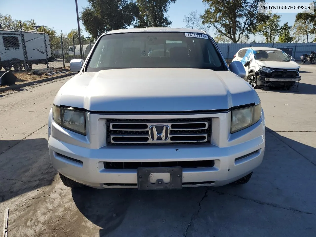 2HJYK16567H539309 2007 Honda Ridgeline Rtl