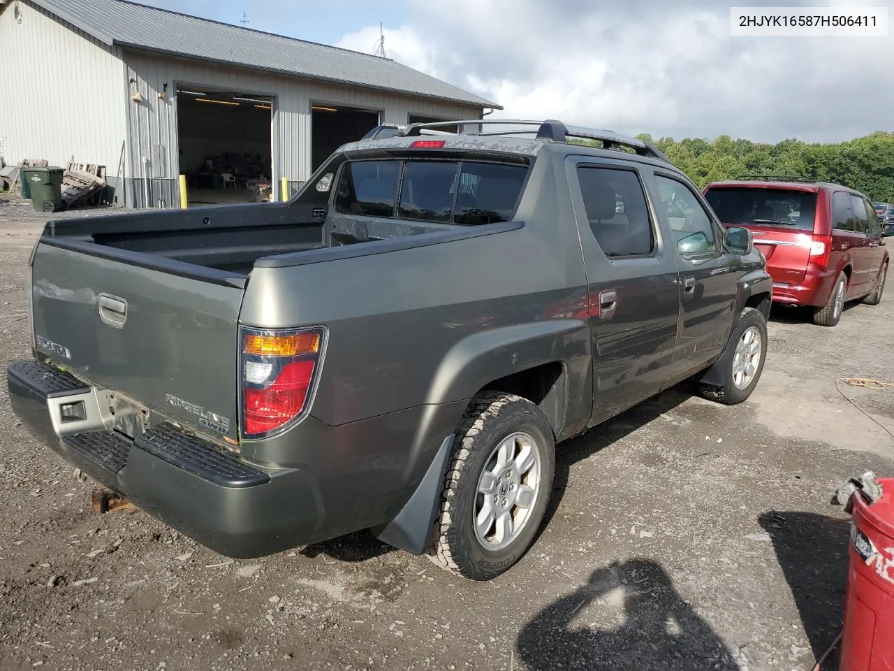 2HJYK16587H506411 2007 Honda Ridgeline Rtl