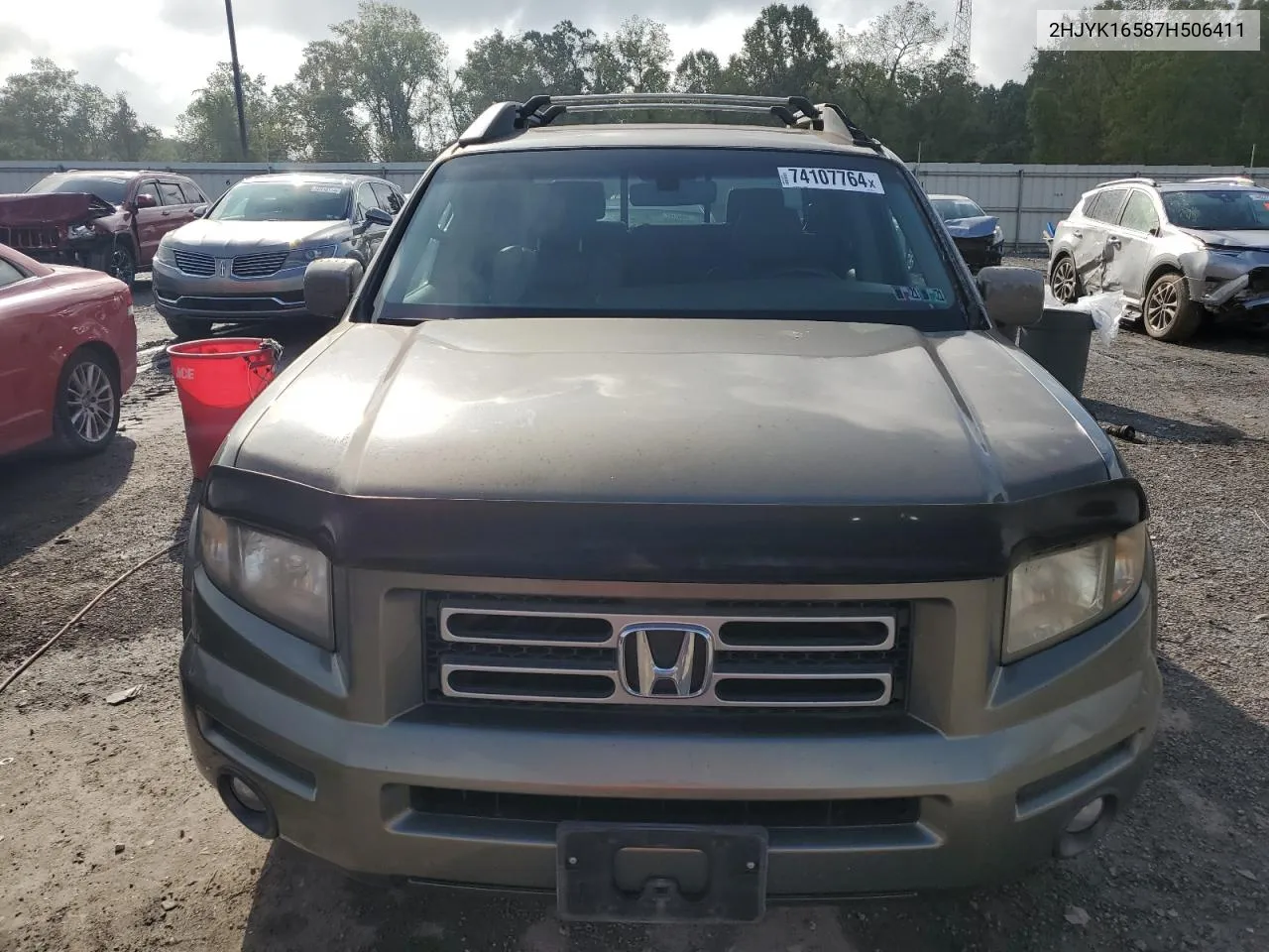 2HJYK16587H506411 2007 Honda Ridgeline Rtl