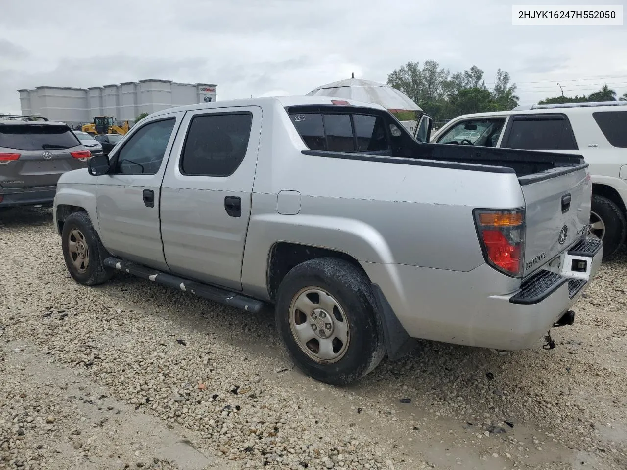 2007 Honda Ridgeline Rt VIN: 2HJYK16247H552050 Lot: 74324894