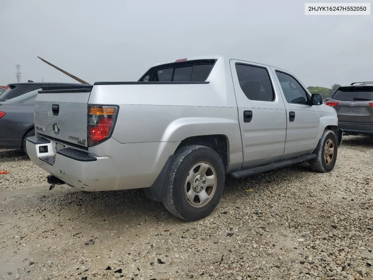 2007 Honda Ridgeline Rt VIN: 2HJYK16247H552050 Lot: 74324894