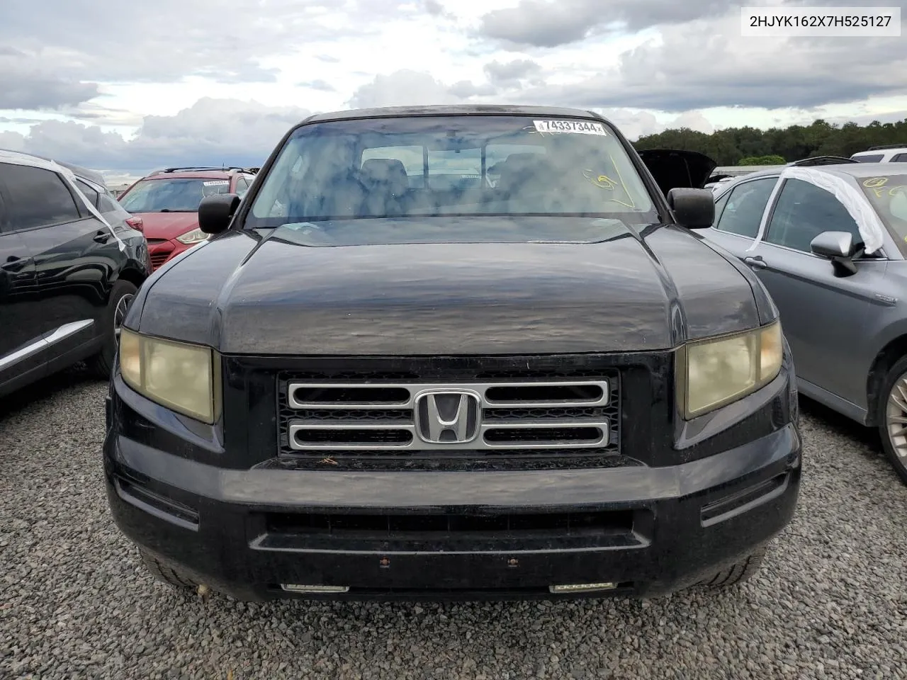 2007 Honda Ridgeline Rt VIN: 2HJYK162X7H525127 Lot: 74337344