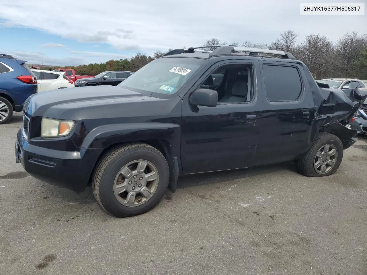 2007 Honda Ridgeline Rtx VIN: 2HJYK16377H506317 Lot: 74765834