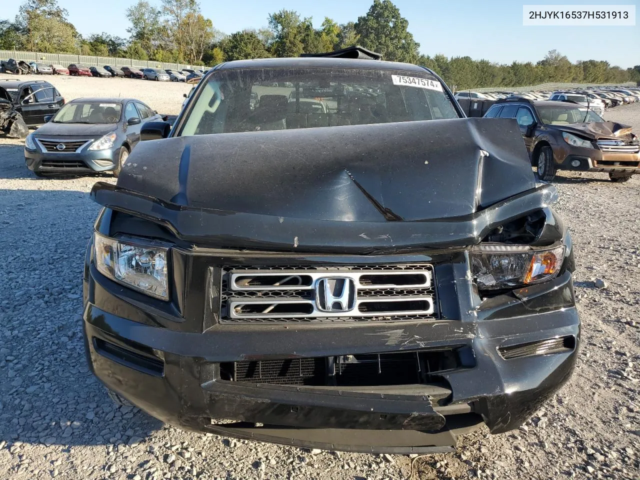 2007 Honda Ridgeline Rtl VIN: 2HJYK16537H531913 Lot: 75347574