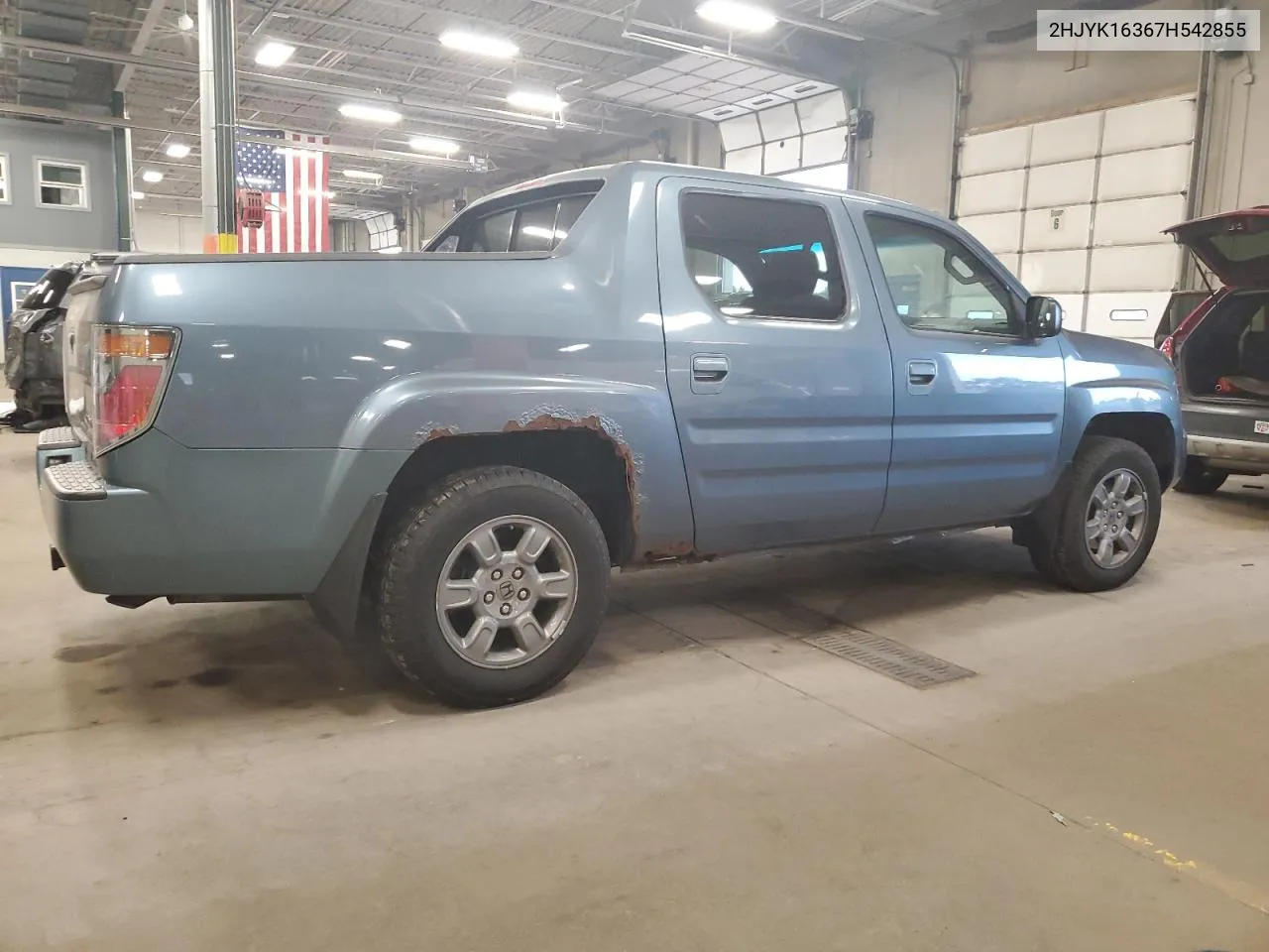 2007 Honda Ridgeline Rtx VIN: 2HJYK16367H542855 Lot: 75363174