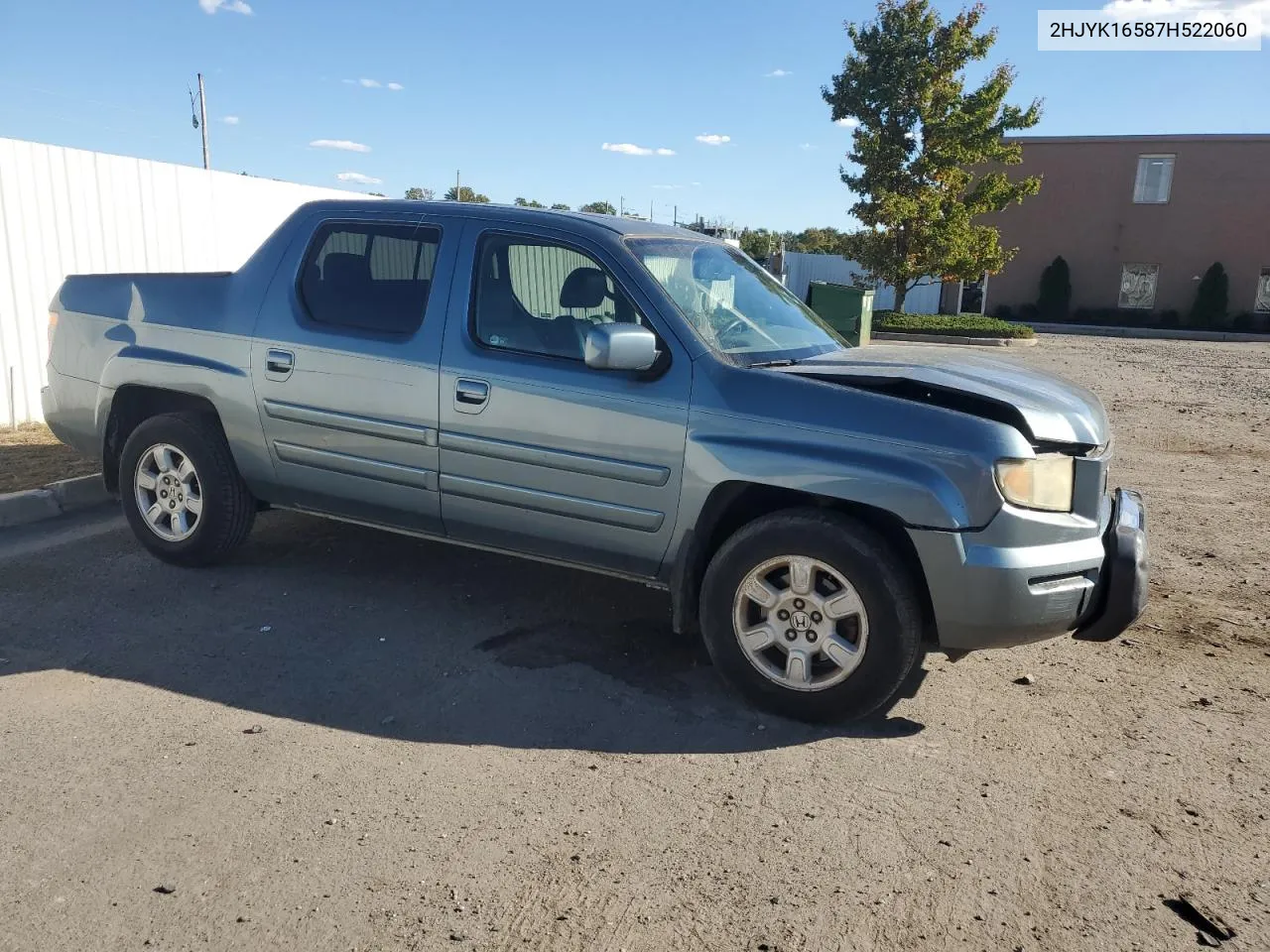 2007 Honda Ridgeline Rtl VIN: 2HJYK16587H522060 Lot: 75454964