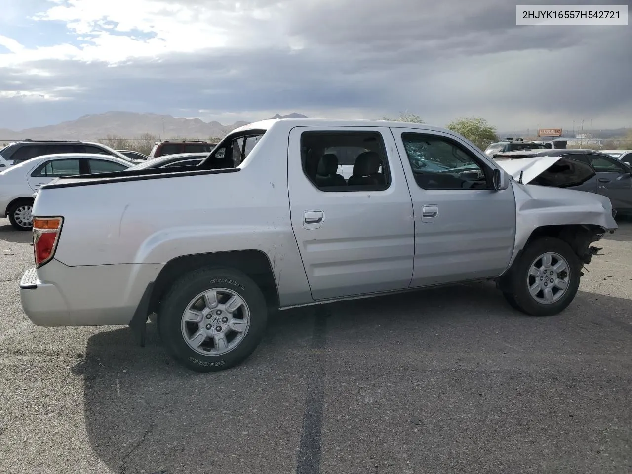 2007 Honda Ridgeline Rtl VIN: 2HJYK16557H542721 Lot: 76071714