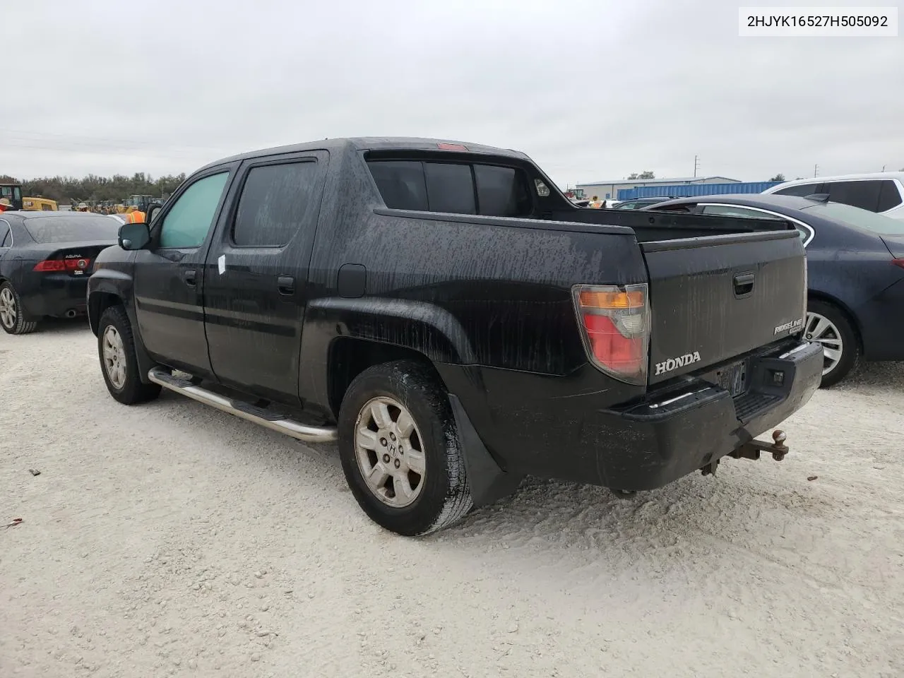 2007 Honda Ridgeline Rtl VIN: 2HJYK16527H505092 Lot: 76098994