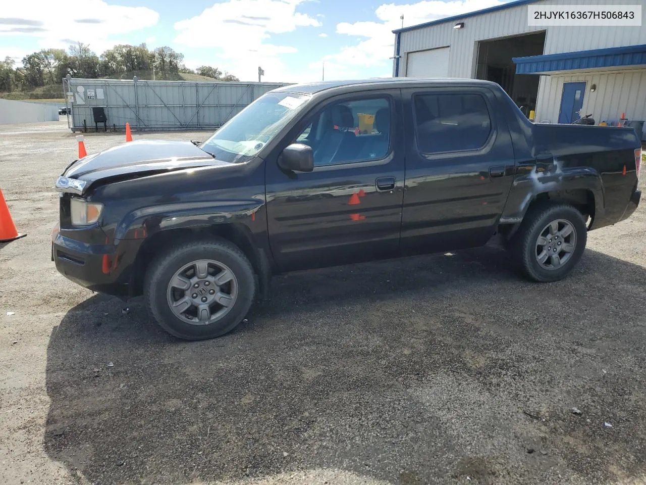 2007 Honda Ridgeline Rtx VIN: 2HJYK16367H506843 Lot: 76128284