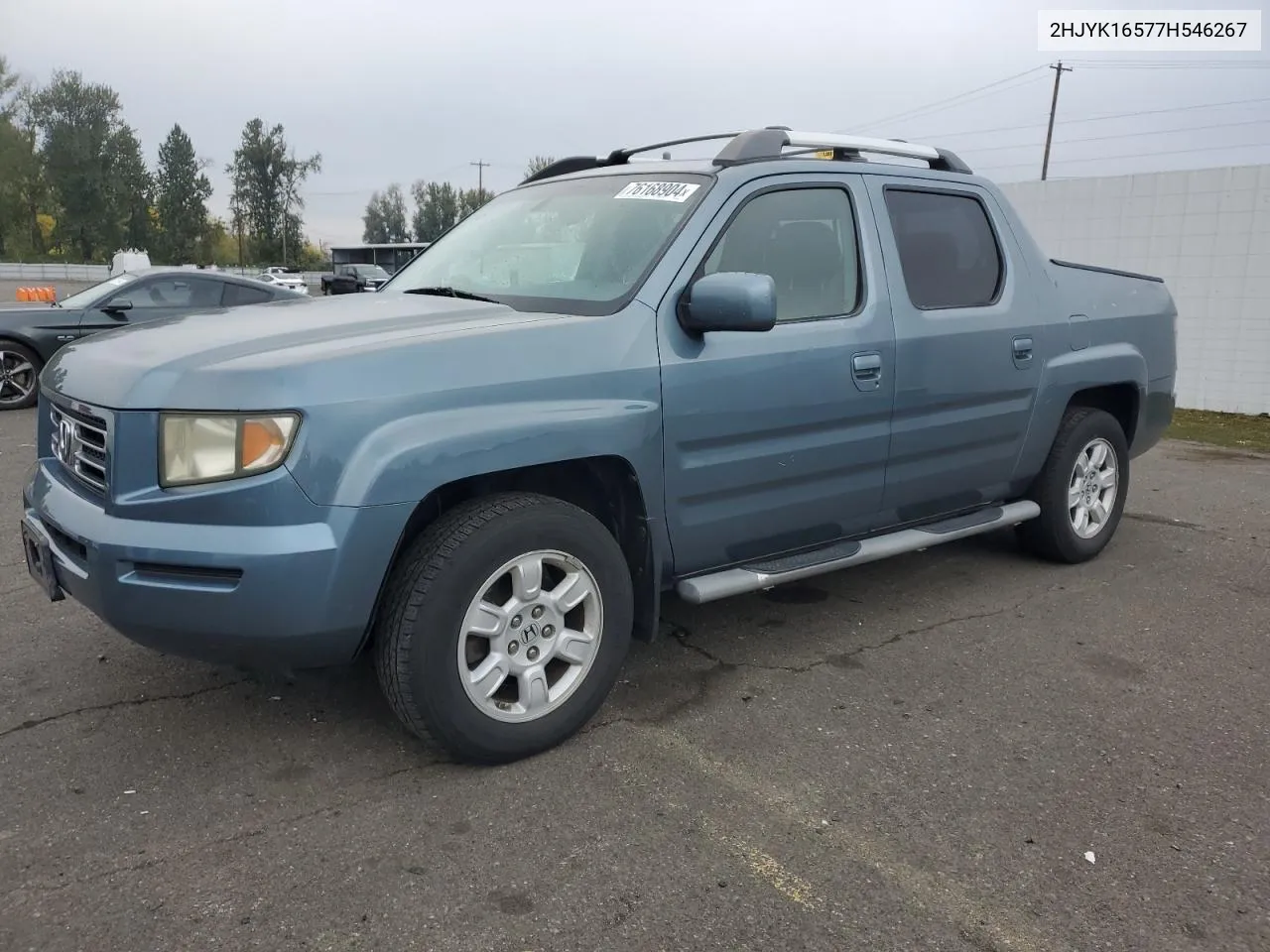 2007 Honda Ridgeline Rtl VIN: 2HJYK16577H546267 Lot: 76168904