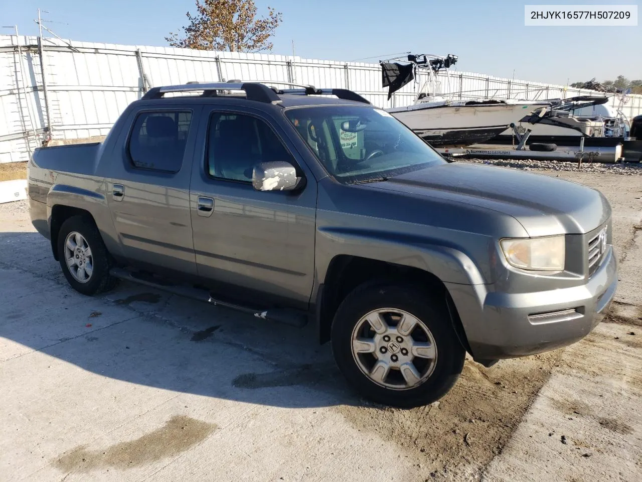 2007 Honda Ridgeline Rtl VIN: 2HJYK16577H507209 Lot: 76358174