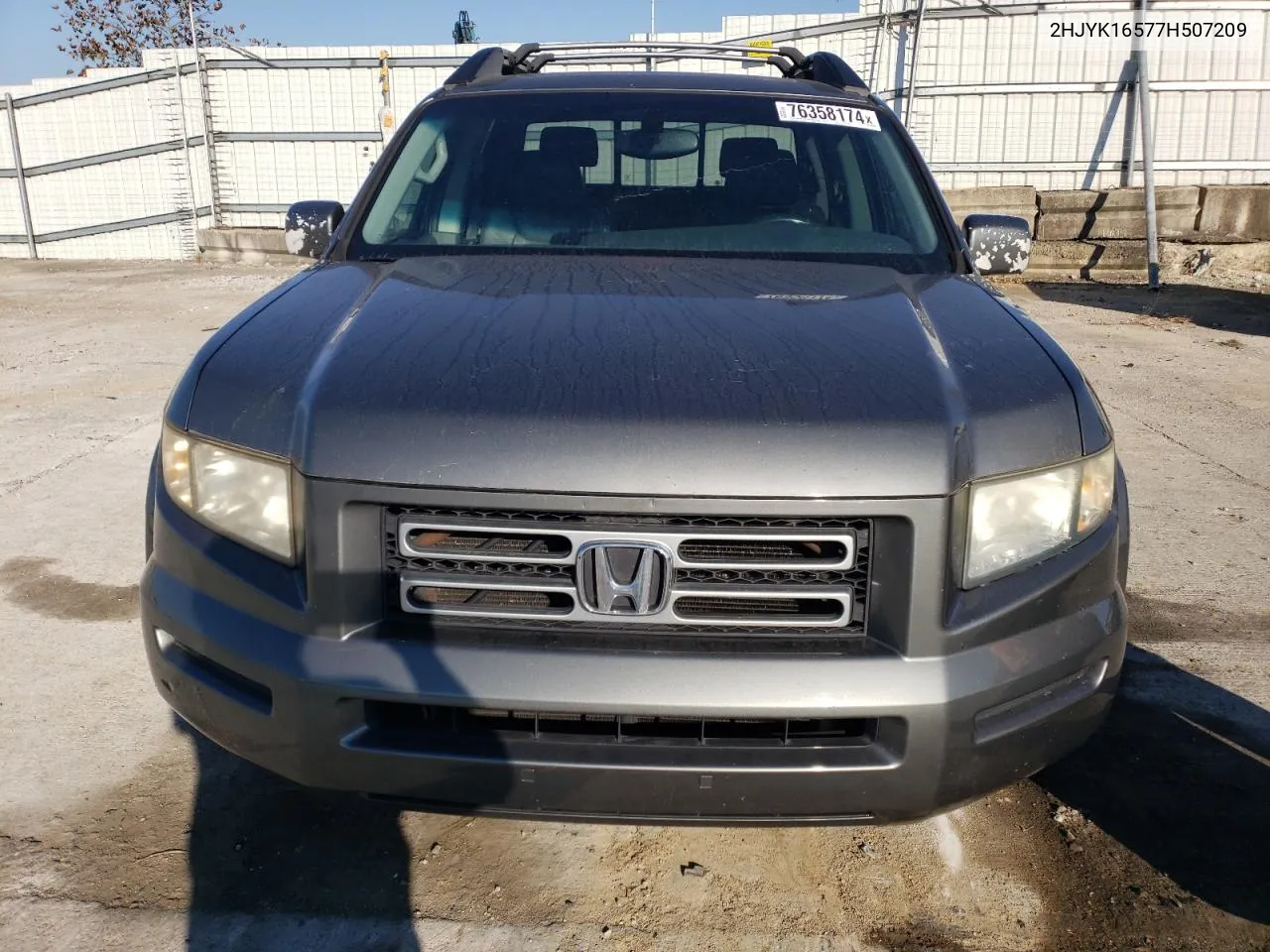 2007 Honda Ridgeline Rtl VIN: 2HJYK16577H507209 Lot: 76358174