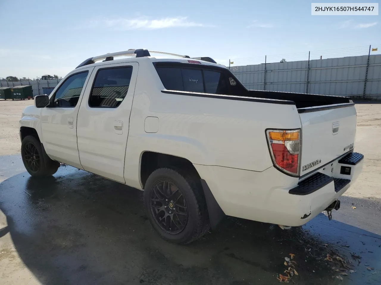 2HJYK16507H544747 2007 Honda Ridgeline Rtl