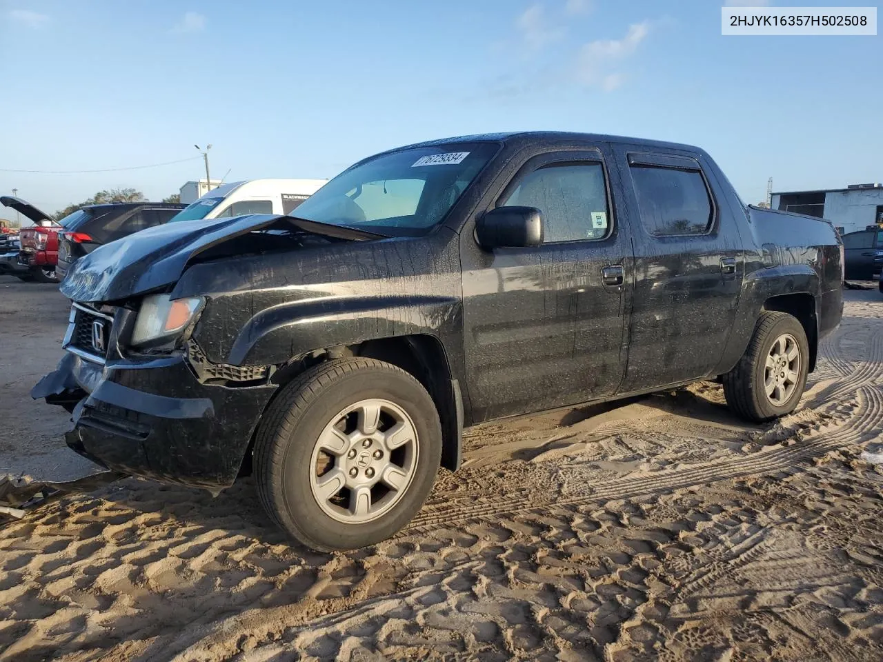 2007 Honda Ridgeline Rtx VIN: 2HJYK16357H502508 Lot: 76729334