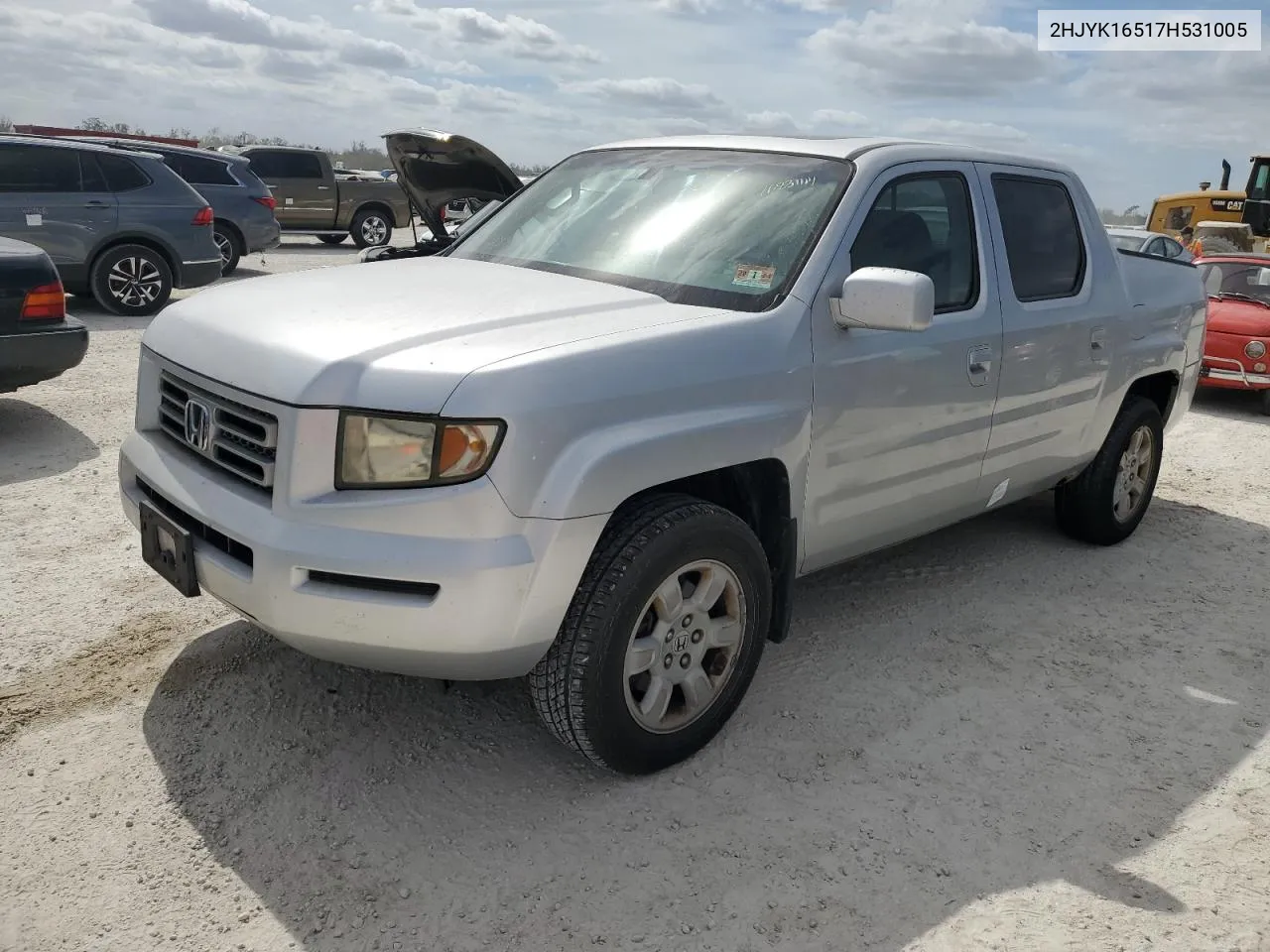 2007 Honda Ridgeline Rtl VIN: 2HJYK16517H531005 Lot: 76831114