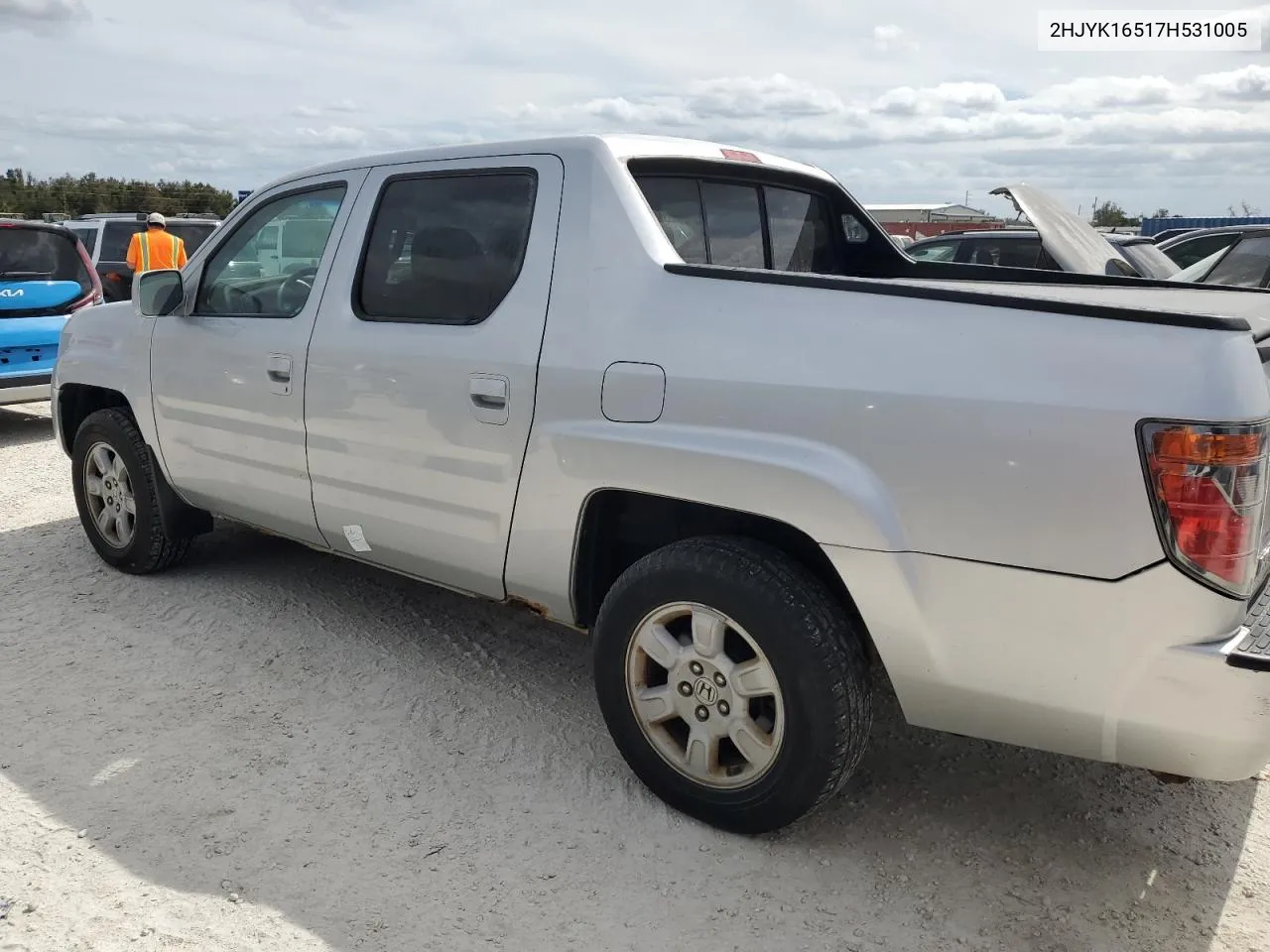 2007 Honda Ridgeline Rtl VIN: 2HJYK16517H531005 Lot: 76831114