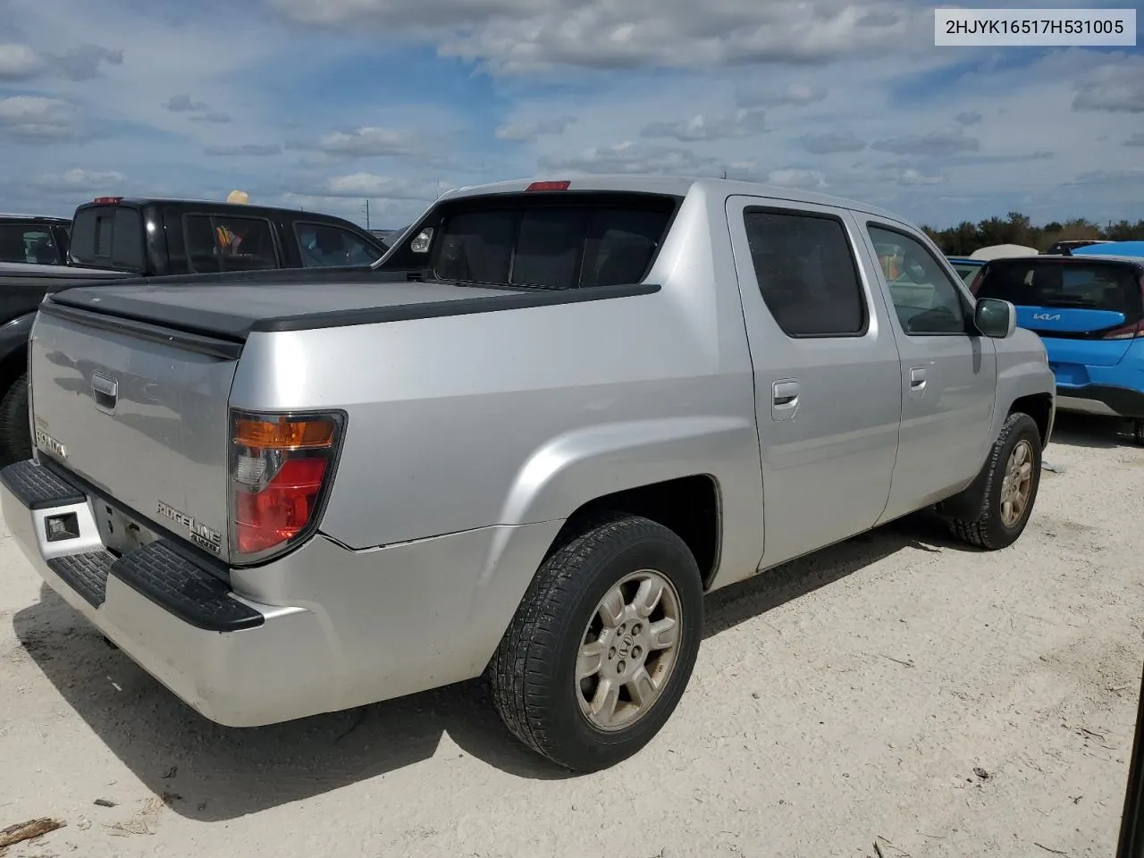 2007 Honda Ridgeline Rtl VIN: 2HJYK16517H531005 Lot: 76831114