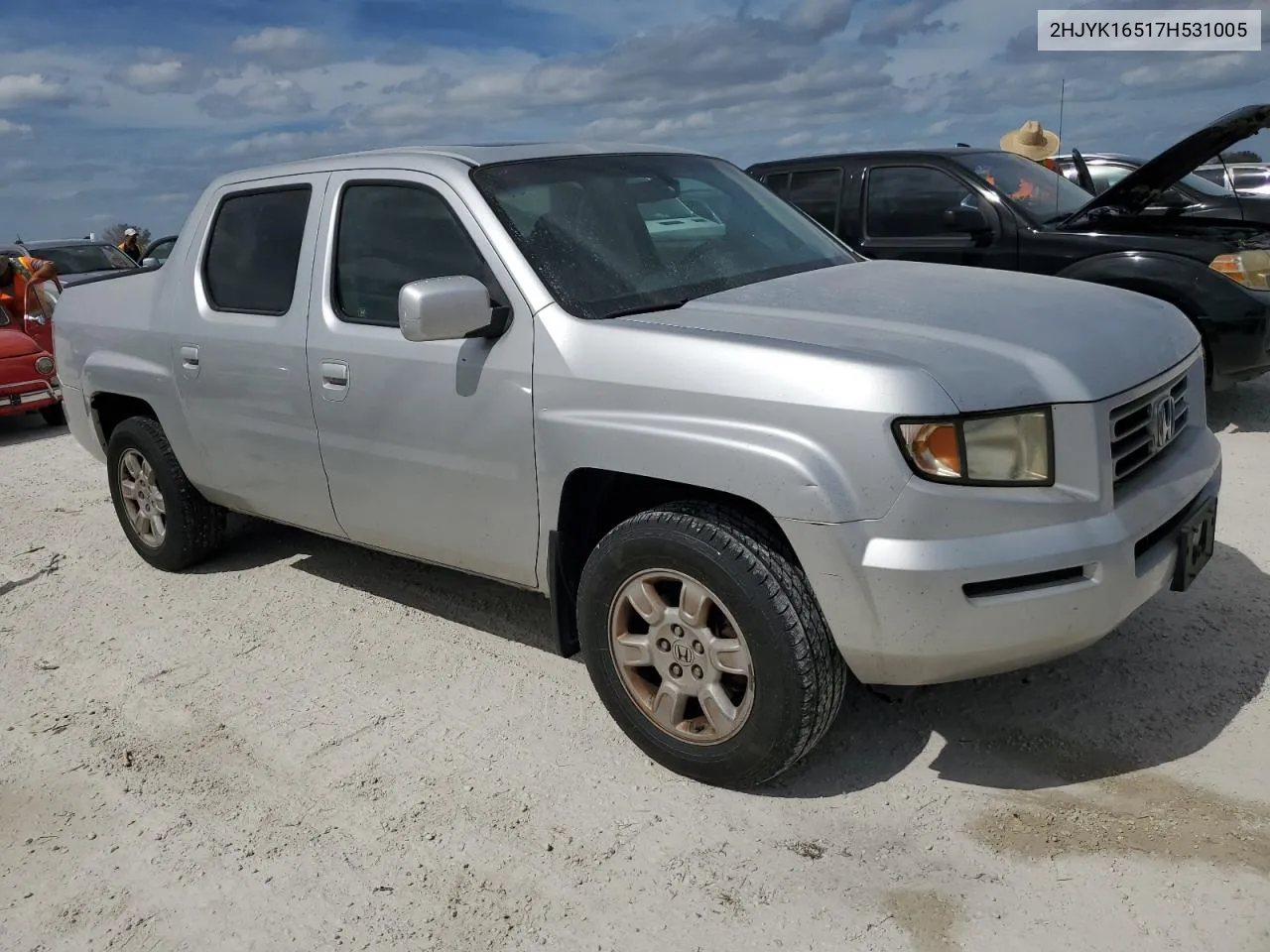 2007 Honda Ridgeline Rtl VIN: 2HJYK16517H531005 Lot: 76831114