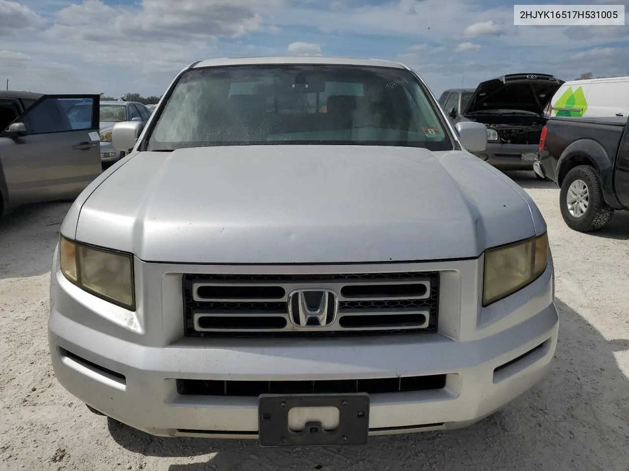 2007 Honda Ridgeline Rtl VIN: 2HJYK16517H531005 Lot: 76831114