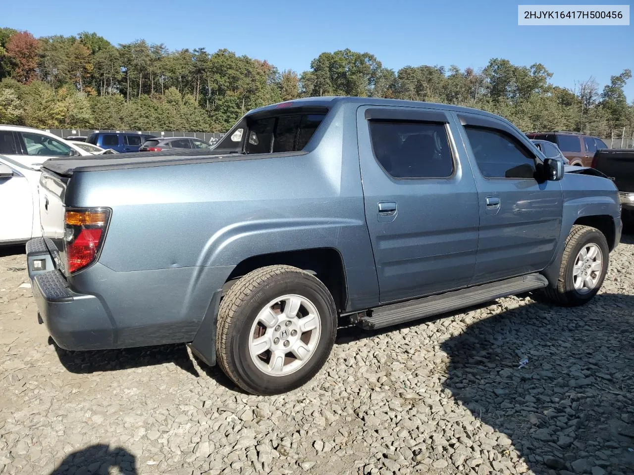 2007 Honda Ridgeline Rts VIN: 2HJYK16417H500456 Lot: 76860284