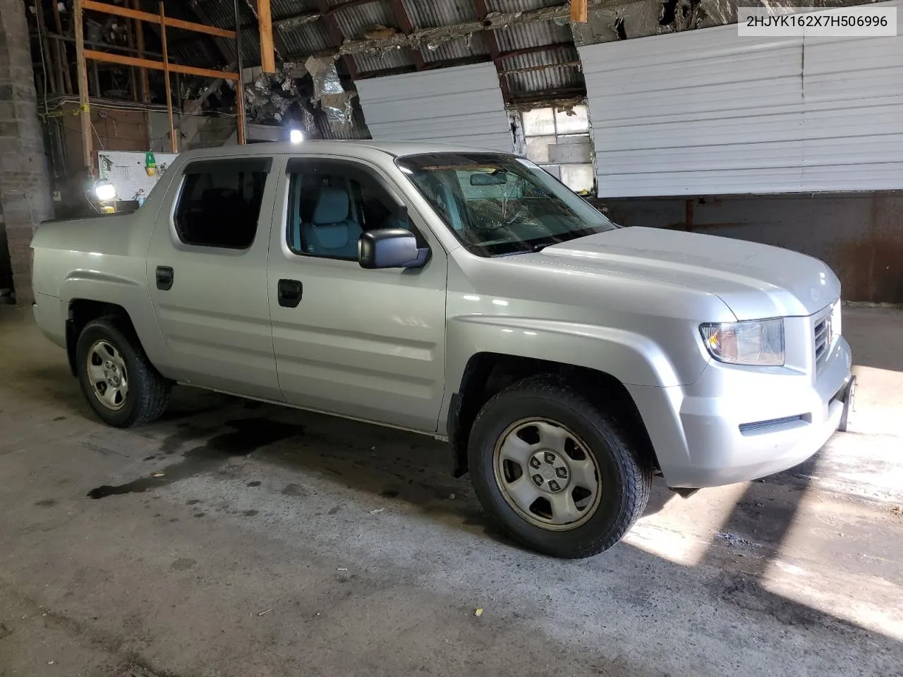 2007 Honda Ridgeline Rt VIN: 2HJYK162X7H506996 Lot: 76880064