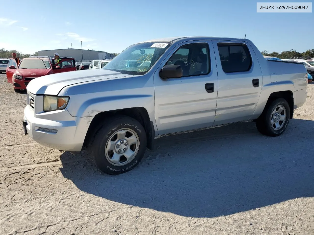 2007 Honda Ridgeline Rt VIN: 2HJYK16297H509047 Lot: 77270734