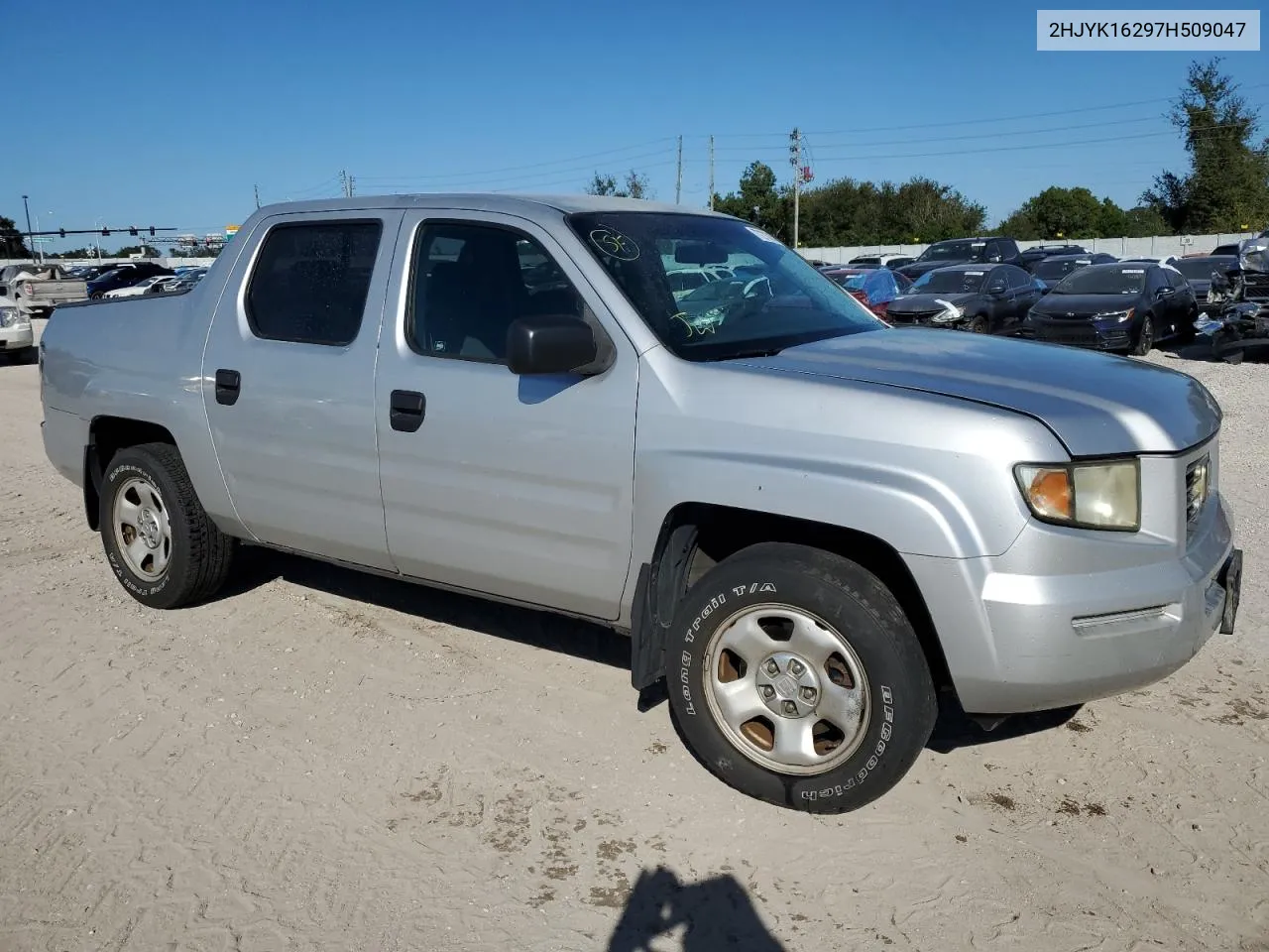 2007 Honda Ridgeline Rt VIN: 2HJYK16297H509047 Lot: 77270734