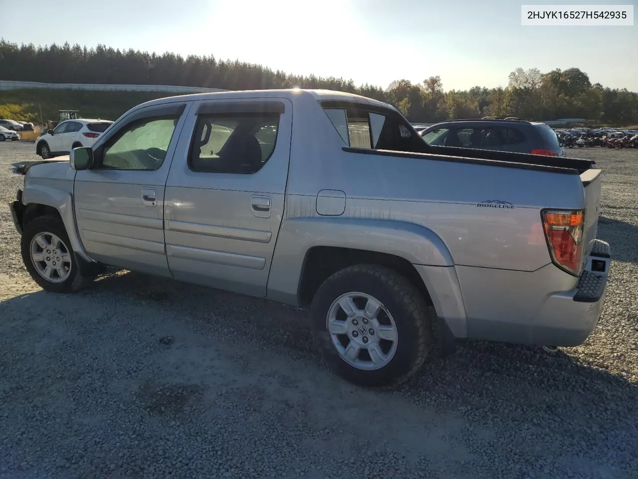 2007 Honda Ridgeline Rtl VIN: 2HJYK16527H542935 Lot: 77446314