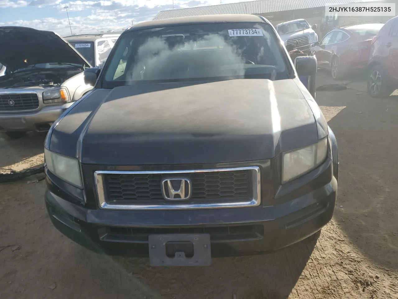 2007 Honda Ridgeline Rtx VIN: 2HJYK16387H525135 Lot: 77773734