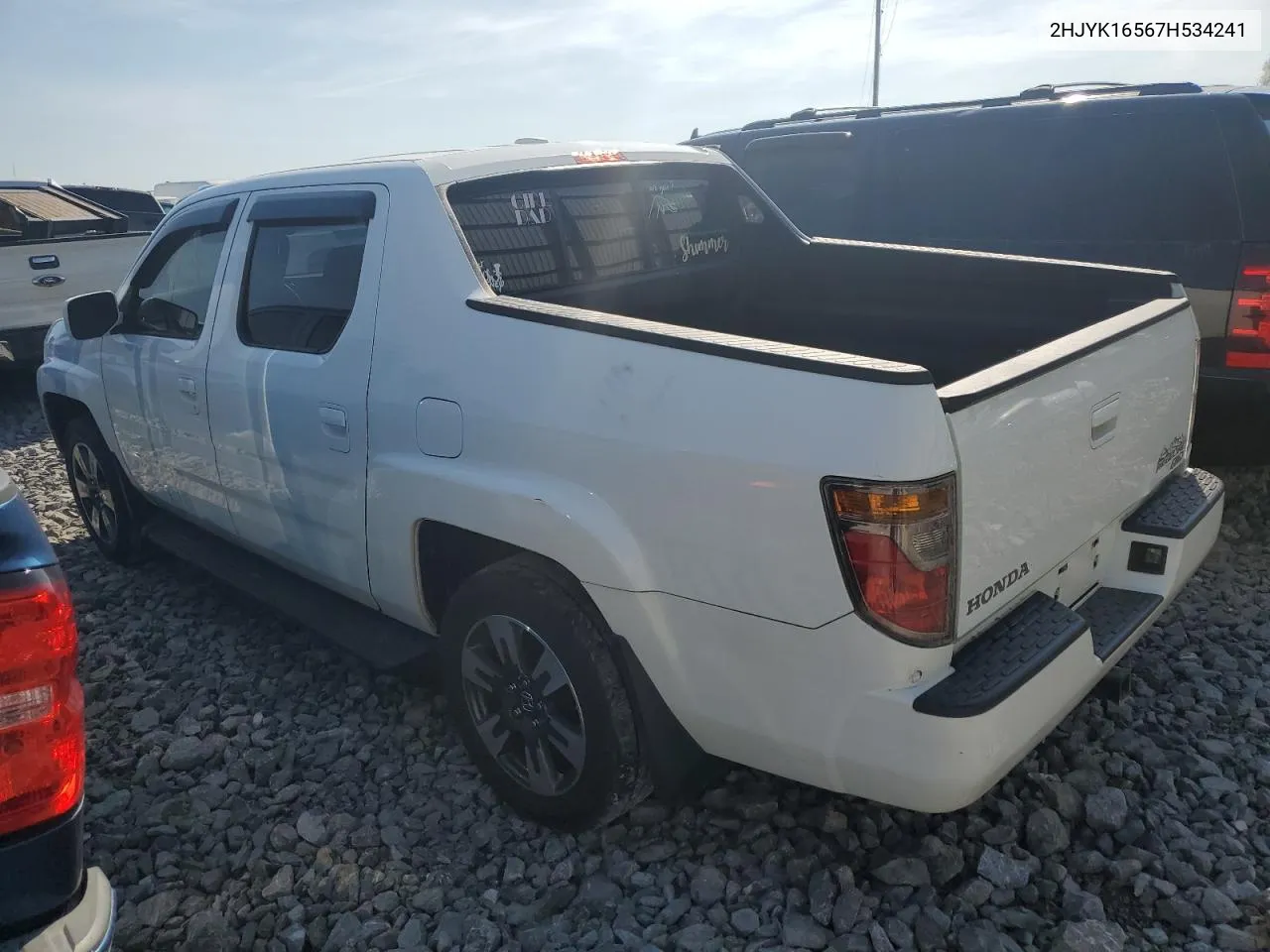 2007 Honda Ridgeline Rtl VIN: 2HJYK16567H534241 Lot: 77949134