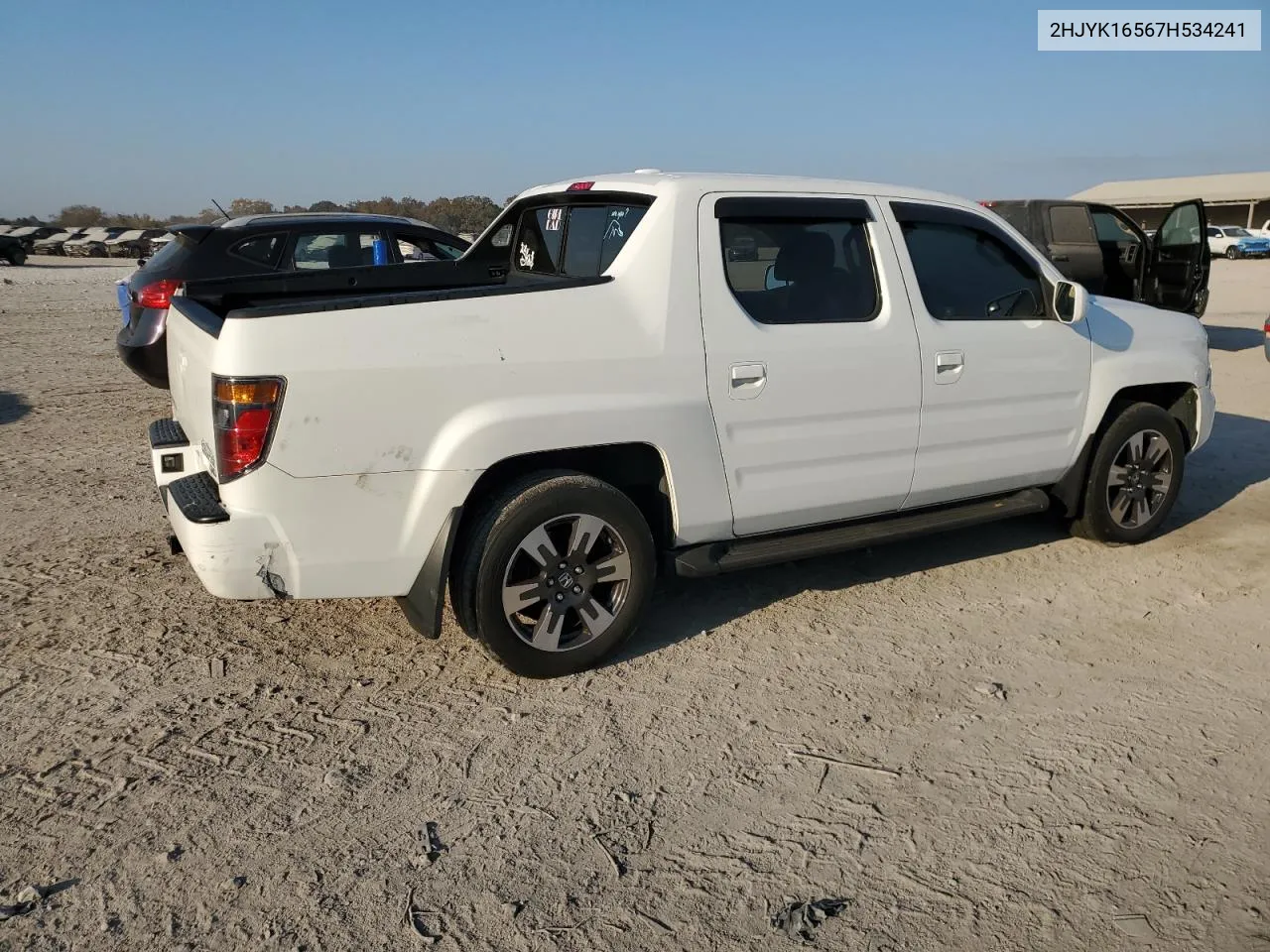 2007 Honda Ridgeline Rtl VIN: 2HJYK16567H534241 Lot: 77949134