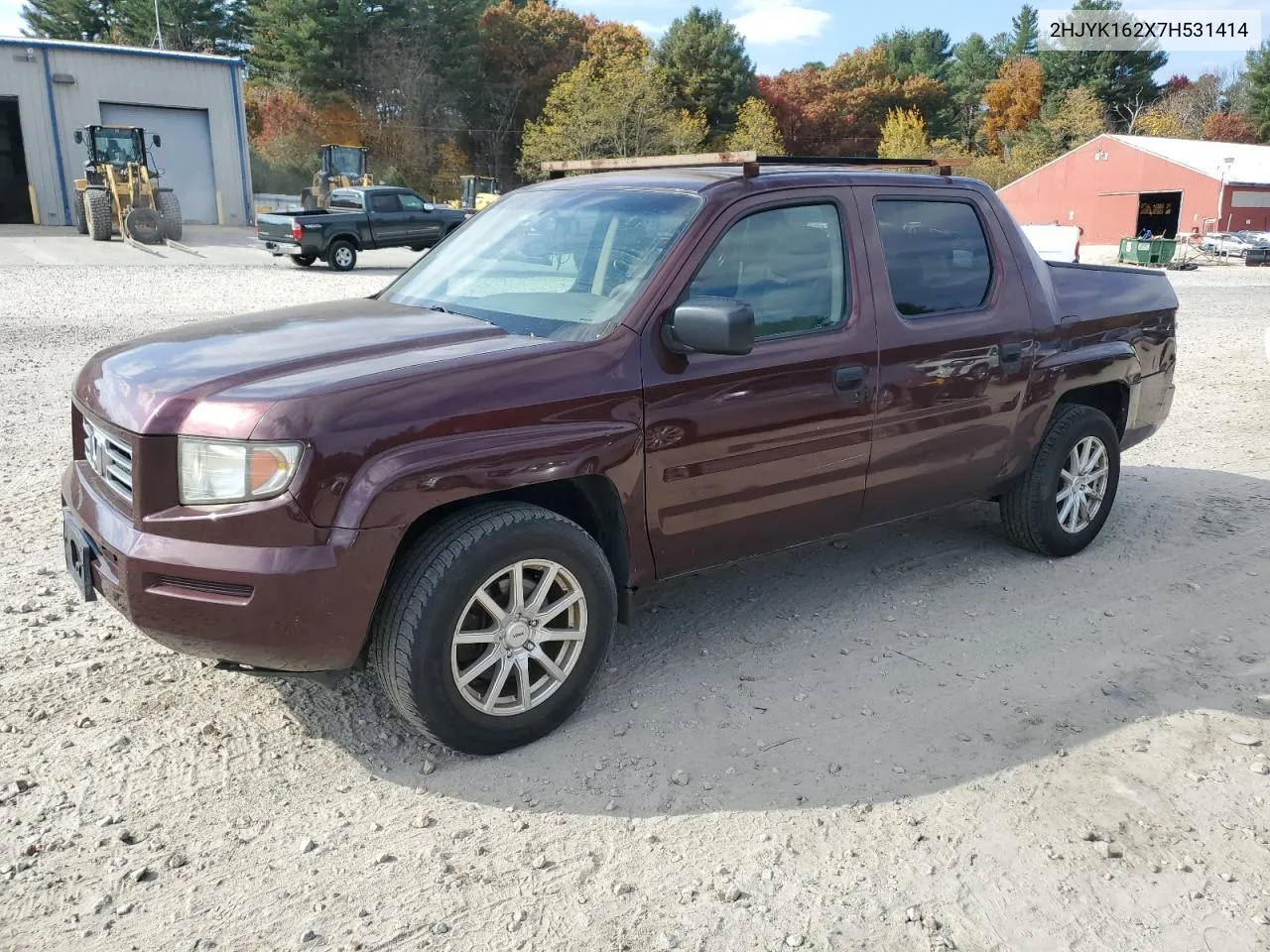 2HJYK162X7H531414 2007 Honda Ridgeline Rt