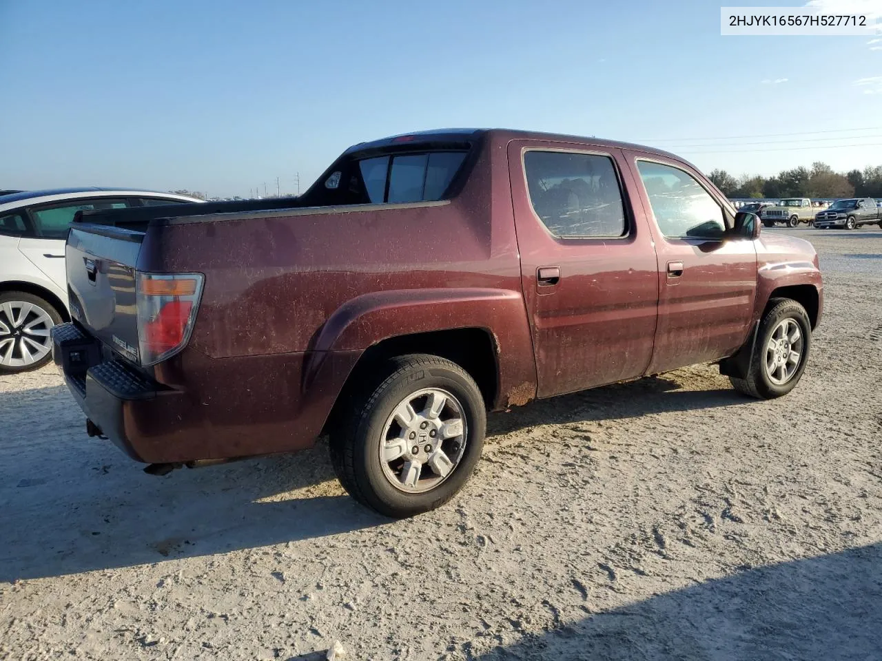 2007 Honda Ridgeline Rtl VIN: 2HJYK16567H527712 Lot: 78043884