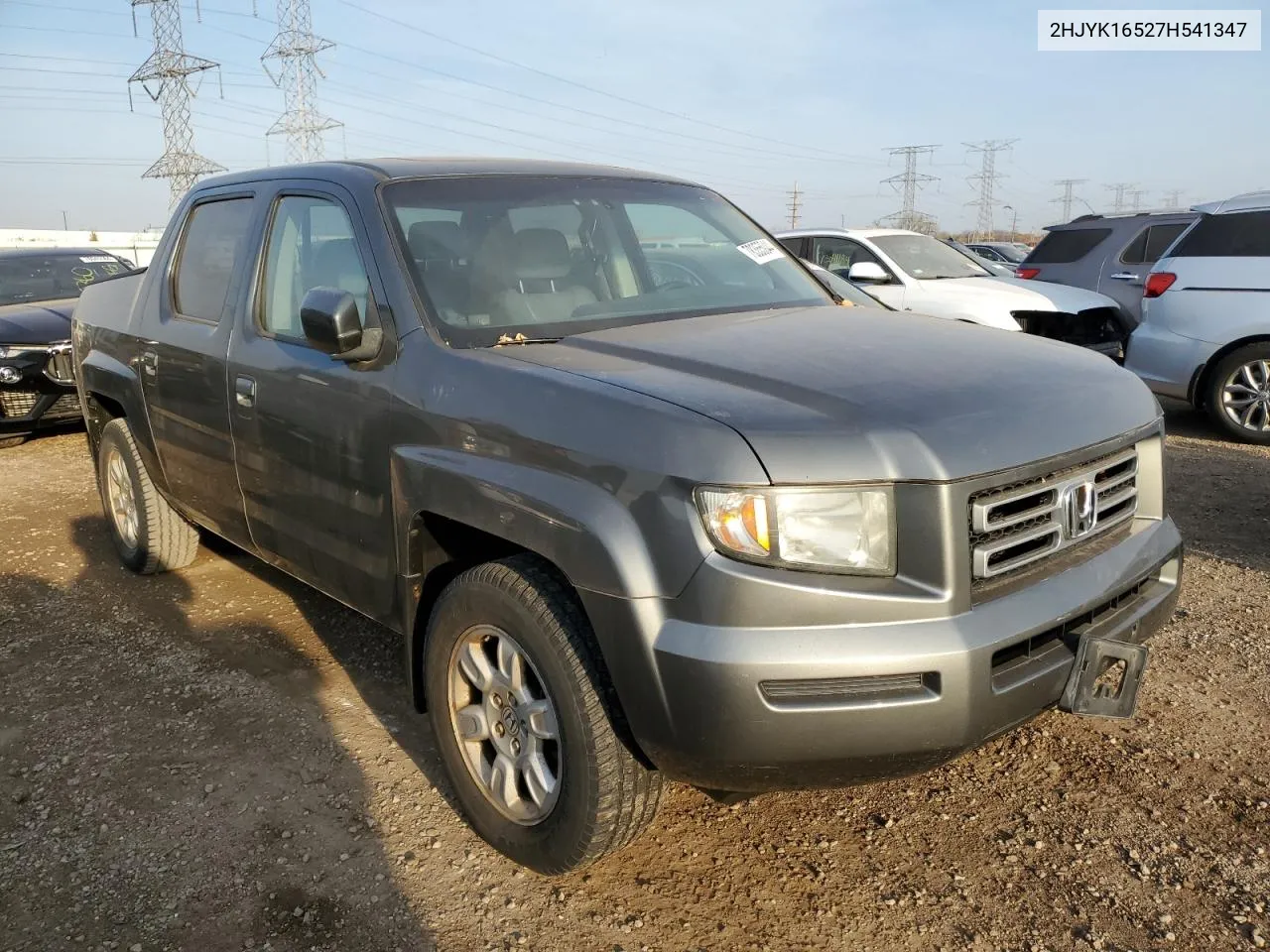 2007 Honda Ridgeline Rtl VIN: 2HJYK16527H541347 Lot: 78355044