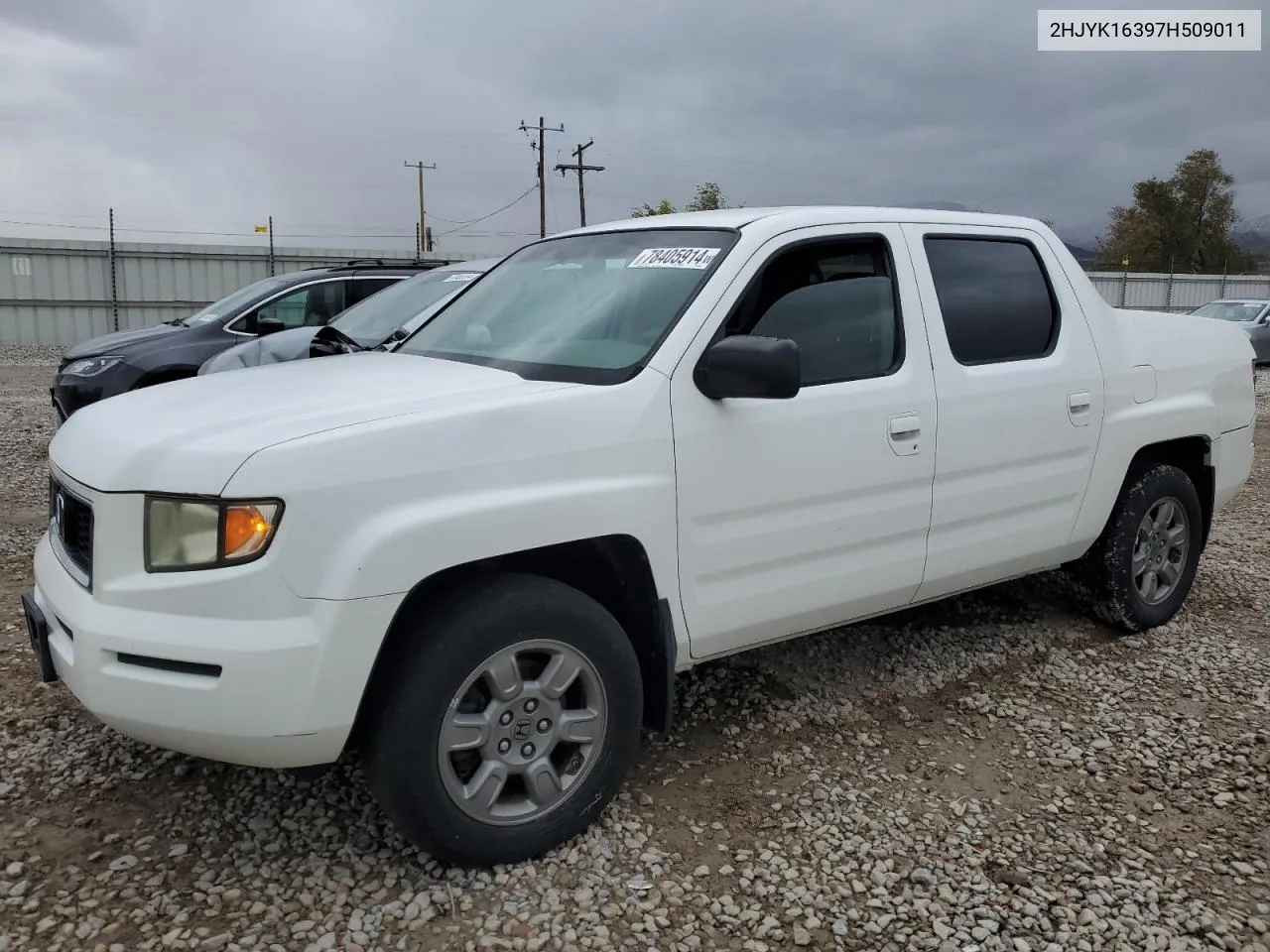 2007 Honda Ridgeline Rtx VIN: 2HJYK16397H509011 Lot: 78405914