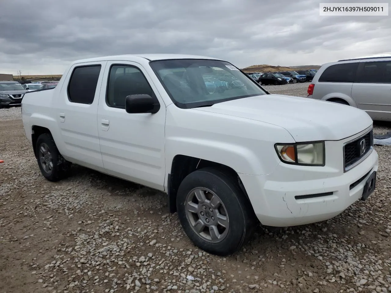 2007 Honda Ridgeline Rtx VIN: 2HJYK16397H509011 Lot: 78405914