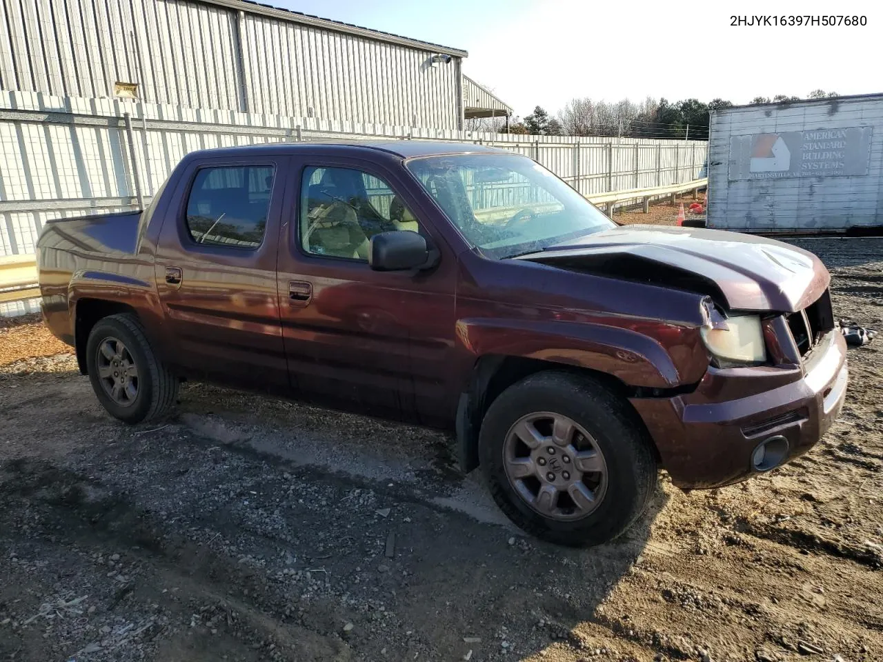 2007 Honda Ridgeline Rtx VIN: 2HJYK16397H507680 Lot: 79490774