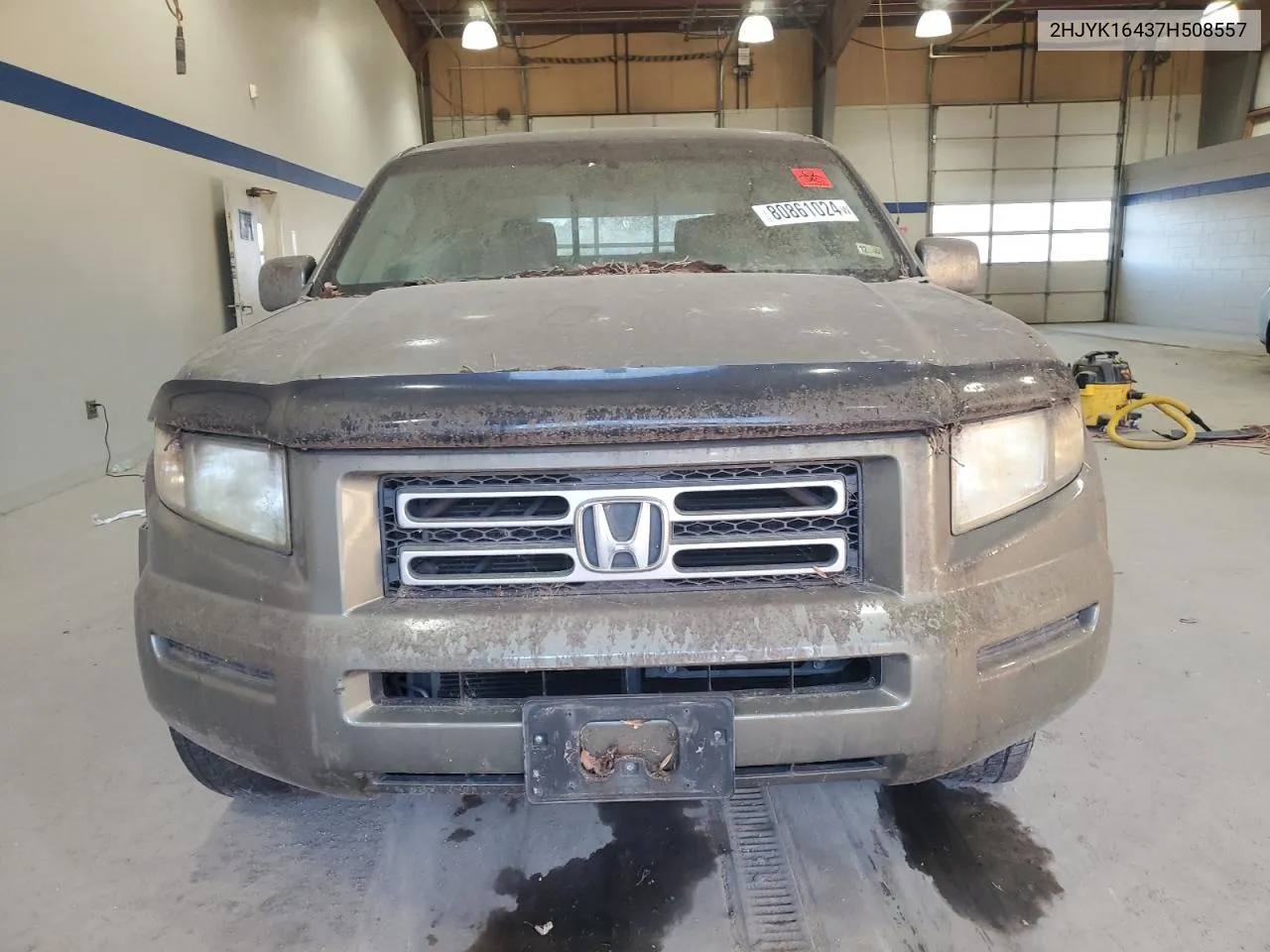 2007 Honda Ridgeline Rts VIN: 2HJYK16437H508557 Lot: 80861024