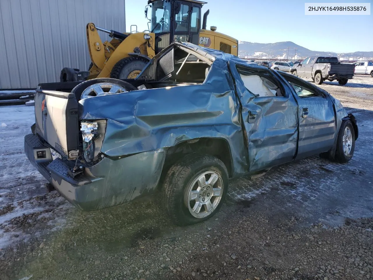 2008 Honda Ridgeline Rts VIN: 2HJYK16498H535876 Lot: 57410254