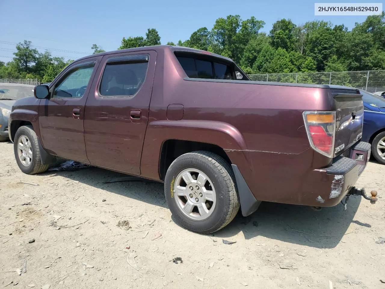 2HJYK16548H529430 2008 Honda Ridgeline Rtl