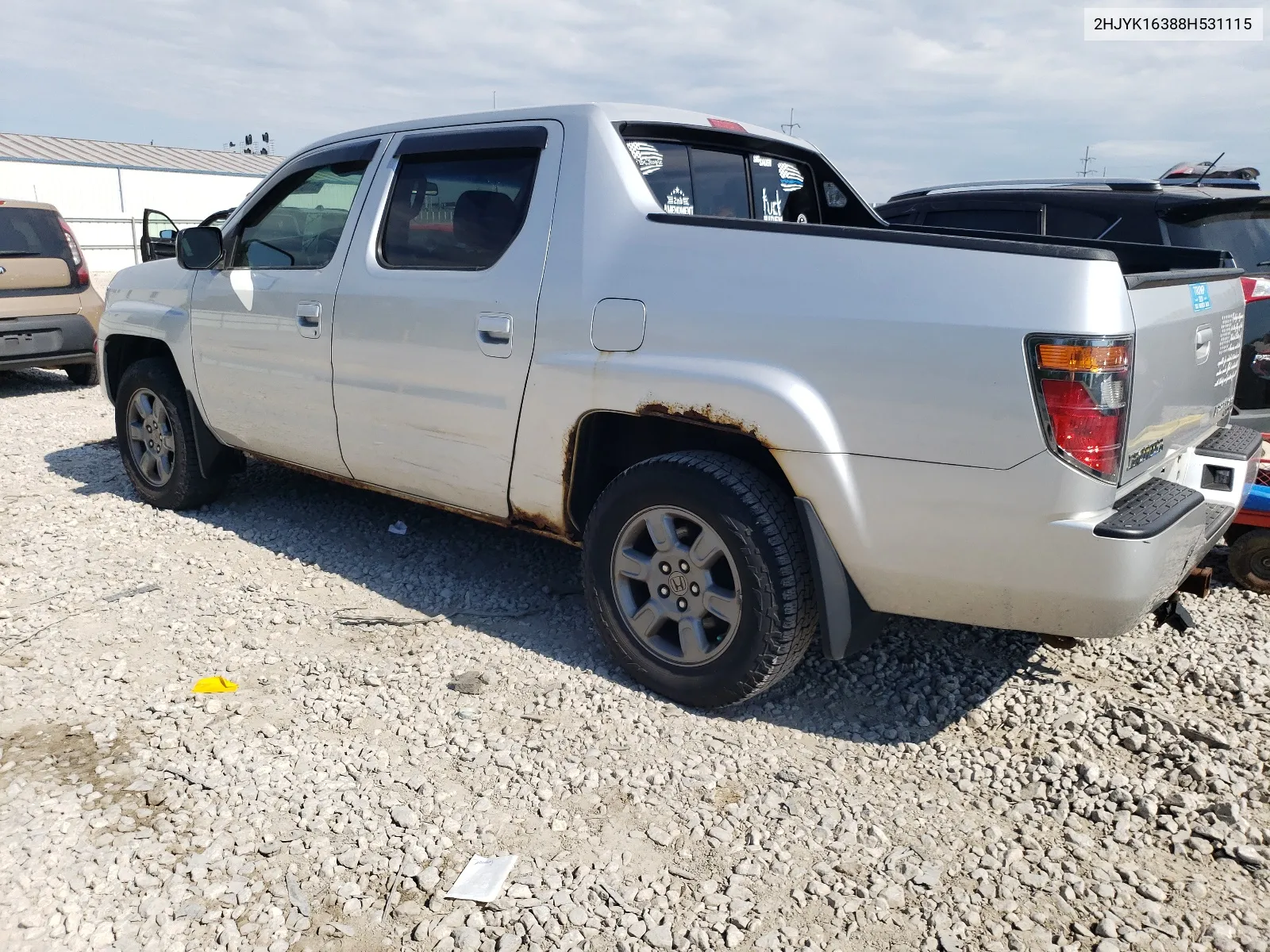 2008 Honda Ridgeline Rtx VIN: 2HJYK16388H531115 Lot: 58937254