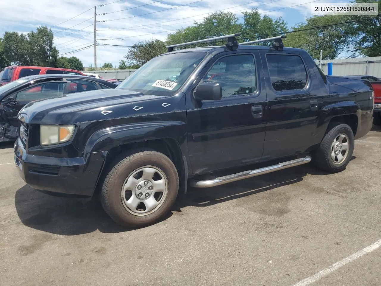 2008 Honda Ridgeline Rt VIN: 2HJYK16268H530844 Lot: 61460254