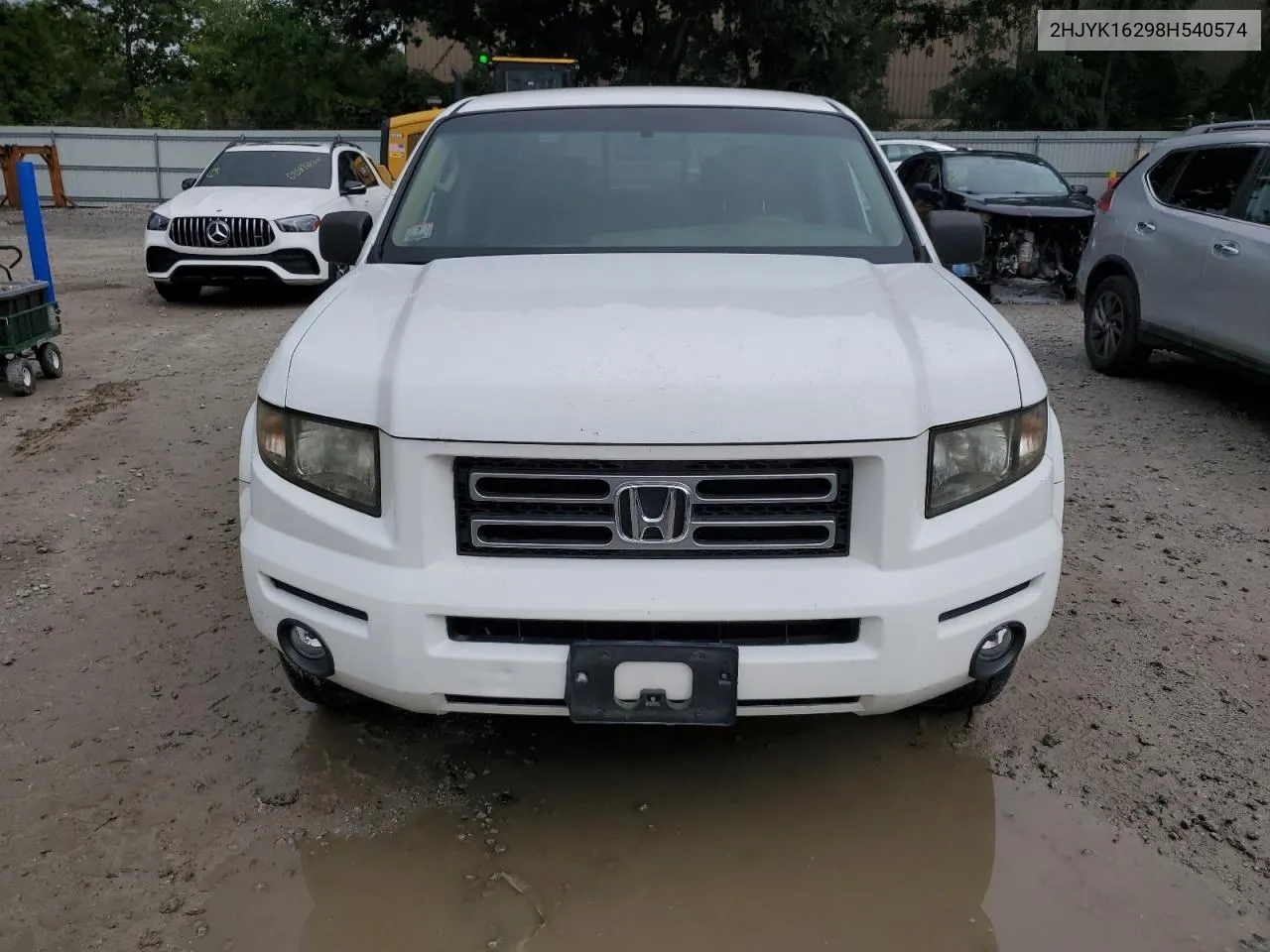 2008 Honda Ridgeline Rt VIN: 2HJYK16298H540574 Lot: 65293214