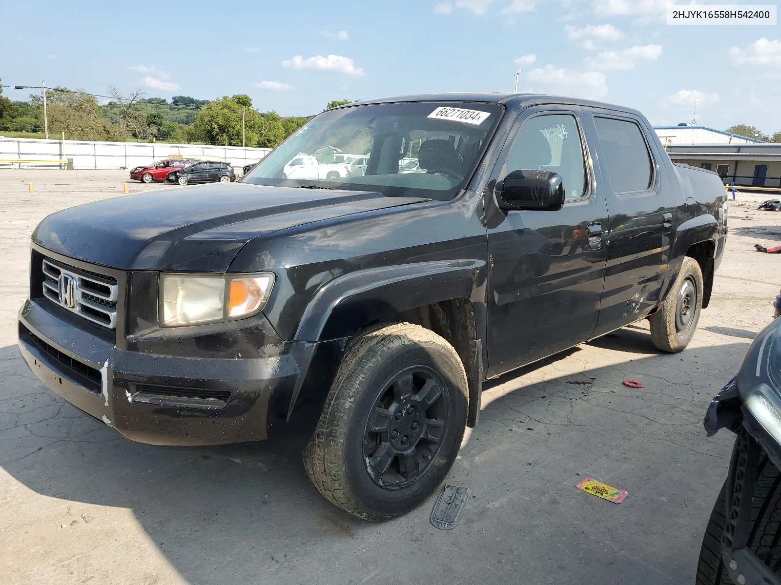 2008 Honda Ridgeline Rtl VIN: 2HJYK16558H542400 Lot: 66271034