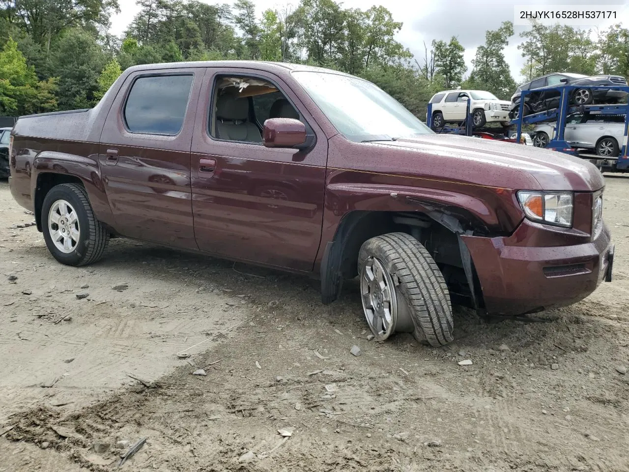 2008 Honda Ridgeline Rtl VIN: 2HJYK16528H537171 Lot: 66348154