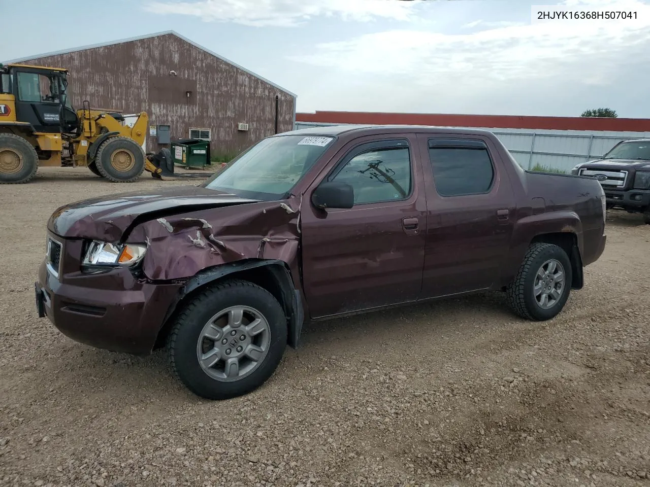 2008 Honda Ridgeline Rtx VIN: 2HJYK16368H507041 Lot: 66979774