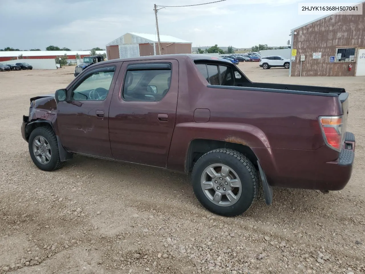 2008 Honda Ridgeline Rtx VIN: 2HJYK16368H507041 Lot: 66979774