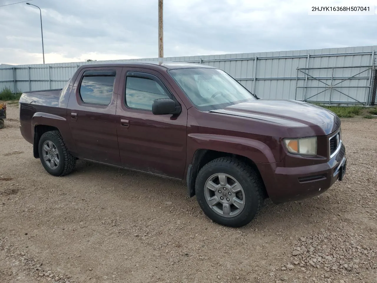 2008 Honda Ridgeline Rtx VIN: 2HJYK16368H507041 Lot: 66979774